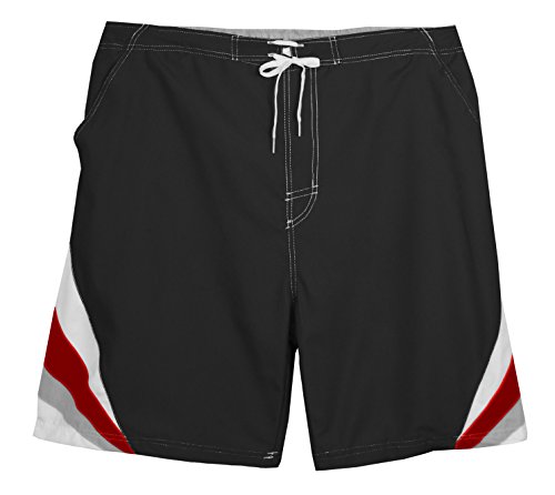 Ricks Cafe Big Mens Chevron Stripe Swim Trunk