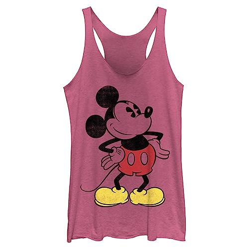 Chemise Mickey Disney Vintage pour femme en coton style décontracté