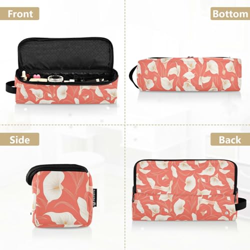 Retro Lily Light Flower Organizador 2 en 1 para Herramientas de Cabello y Esterilla Resistente al Calor Portátil para Viaje miniatura 5