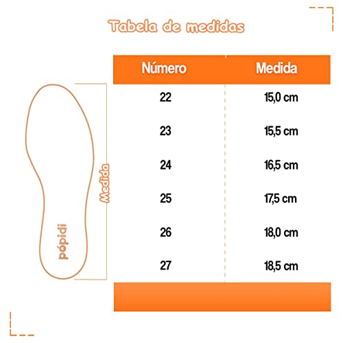 Bota Infantil Menina Coturno Casual Salto Tratorado 09.05 (27, Preto)