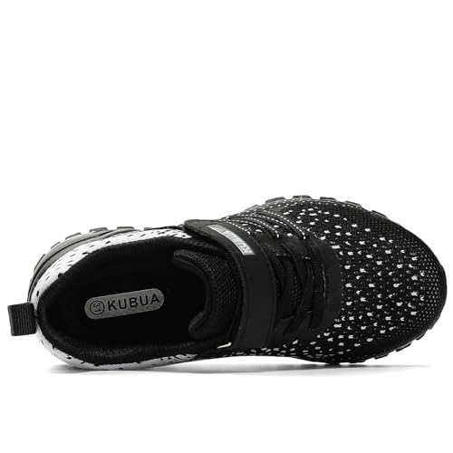 Image of KUBUA Kids Sneakers Lightweight Boys Girls Tennis Shoes | Breathable, Comfortable, Non Slip, Easy to Put On, Running, Walking, Gym, School, Daily Play, Toddler
