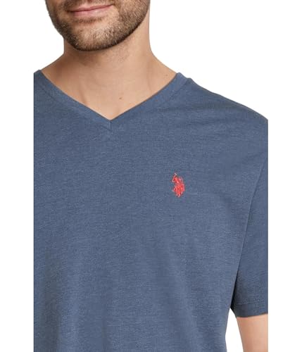 Image of U.S. Polo Assn. Men's Solid V‑Neck T-Shirt