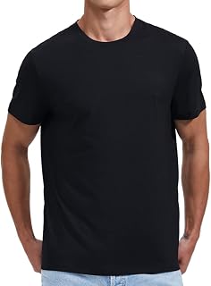 Woolinkin Merino Wool Coolmax Blend T Shirt - Men’s Durable Short Sleeve Wool Base Layer - 150 Lightweight
