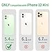 JJGoo Compatiable with iPhone 12 Mini Case Clear, Transparent Shockproof Phone Case for iPhone 12 Mini, Slim Anti-Scratch Hard PC Back Protective Cover Bumper