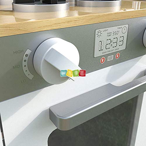 Huangjiahao Kitchen Kinderküche Große Kinder-Spielküche aus Holz Freiem Utensil Spielzeug Kinder Rollenspiele Pretend… – Bild 4