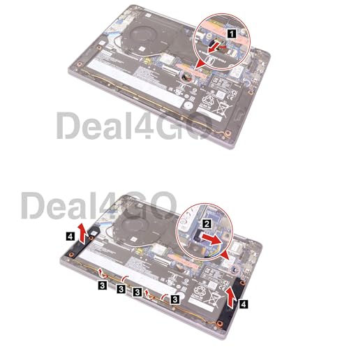 Altavoz interno de recambio estéreo compatible con Lenovo IdeaPad 5 Pro 14 3