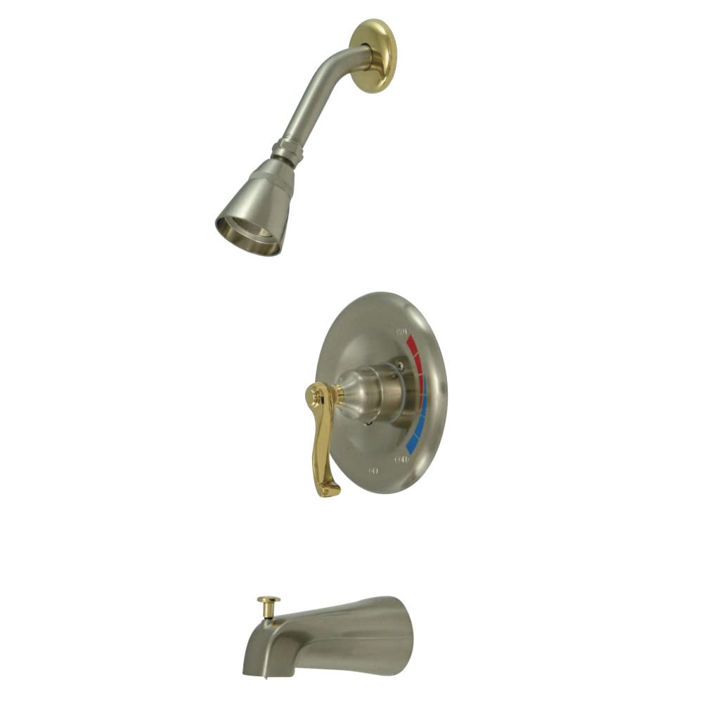 Garniture de douche Kingston Brass KB8639FLT en laiton robuste, élégance et finitions de qualité