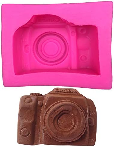 Miniatura 5 de Molde de fondant para cámara de silicona para pastel de chocolate, molde de caramelo, herramientas de pastelería para hornear, mini molde de jabón