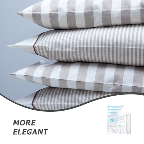 Bolsas de vacío SEWACC para ropa de cama y chaquetas de PET y PE 8