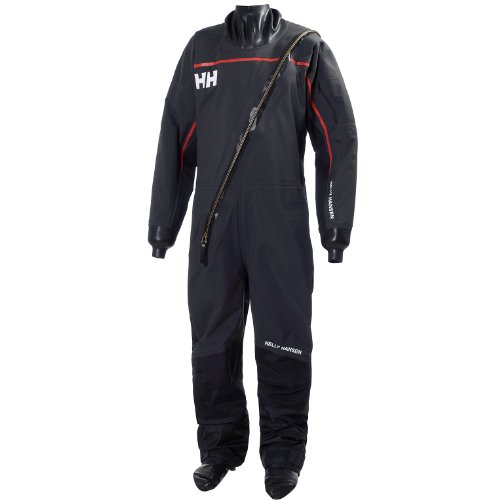Helly Hansen Men's HP Drysuit, Ebony, Small