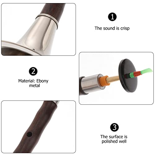 Artibetter Ebony Chinese Suona Musical Instrument: Trumpet Suona Horn Ebony Traditional Suona D Key Musical Instrument ( Black ) Bi511Ynm929Gwl12Csbw347 0 #TOP4