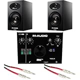 M-Audio AIR 192|4 USB Audio Interface and Monitor Bundle