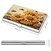 VstaDank Bees And Sunflowers on Old Paper Business Card Holder Fashion Aluminum Alloy Flip Cover Credit Card Holder High End Professional Name Cards Case Exquisite Pocket Metal Cards Holder for Work