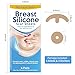 Silicone Scar Sheets - Reusable Breast Scar Tapes - 4 Pair Medical Grade Silicone Strips, Soft & Breathable for Post-Surgical Scar Prevention & Treatment