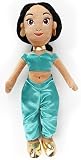 Jay Franco Kids Plush Pillow Buddy - 21 Inches Ultra-Soft Stuffed Plushie & Cozy Pillow, Official Licensed Product, Teal - Princess, Jasmine