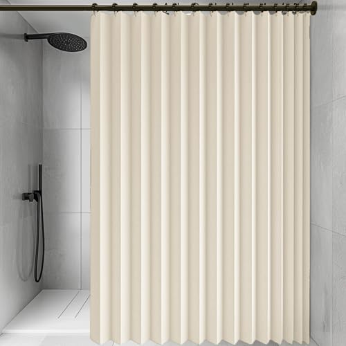 Rideau de porte pliant accordéon isolant thermique beige 250x120 - 2
