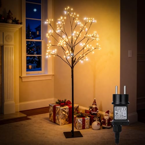 1.5M im Freien künstlichen Baum enthält 14 LED Weiße Blinkende...