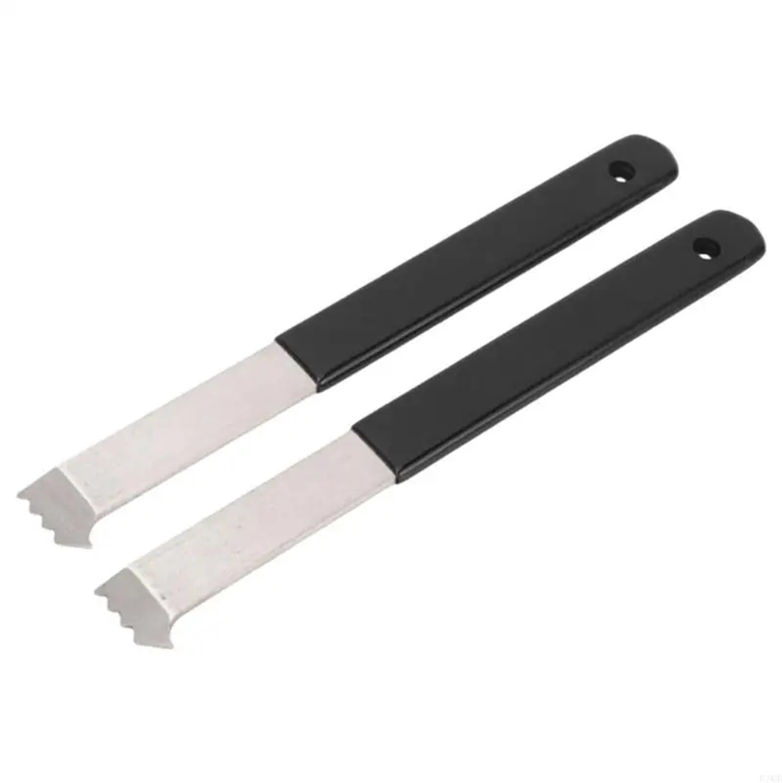 2PCS Professional Pavers Puller Sturdy Steel Garden Brick Removal Tool Ergonomic Handle for Blocks