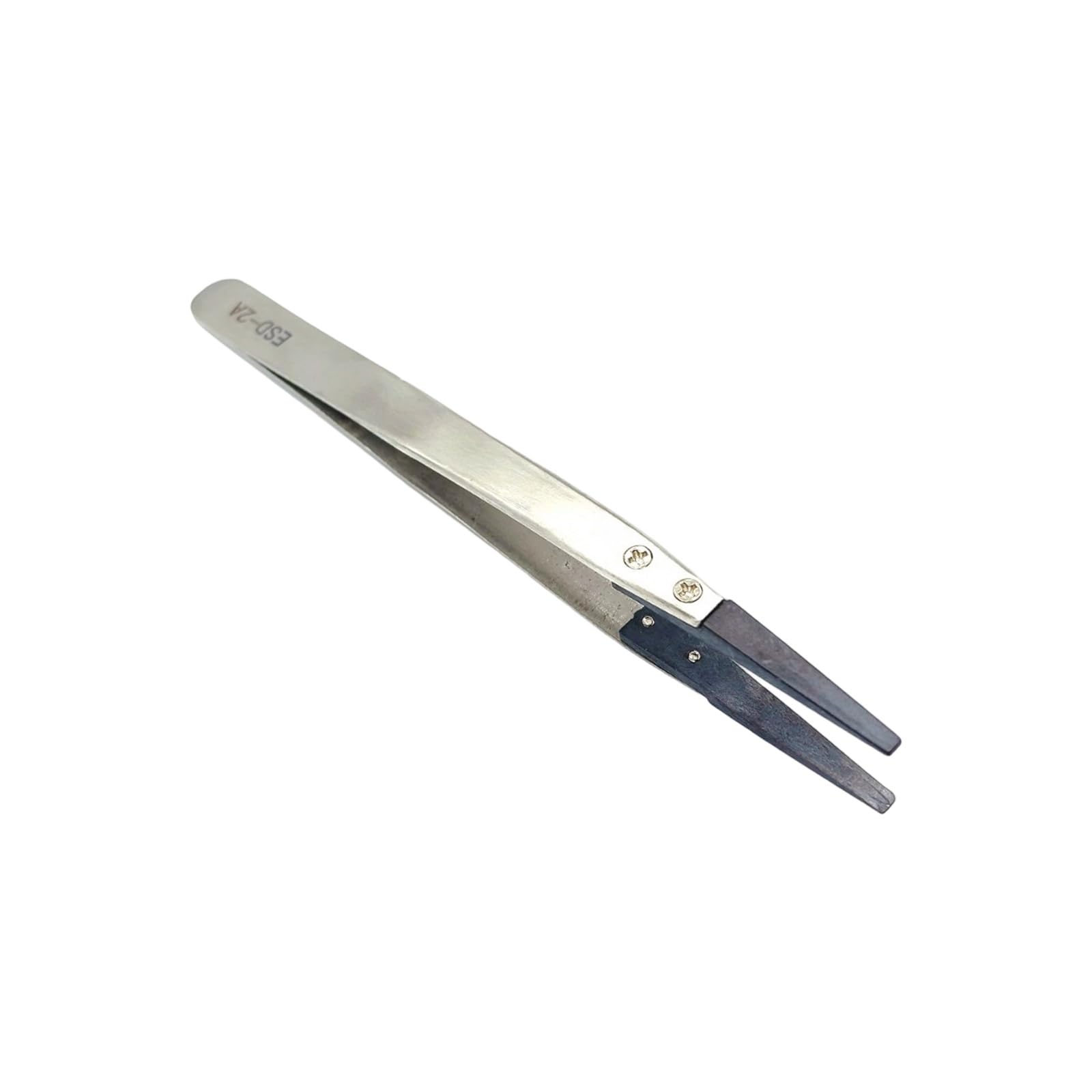 Woedpez Esd 2A Static Control Esd Safe Stainless Steel Fine Point Tweezers For Electronics Repair And Laboratory Equipment Maintenance Antistatic Tweezers