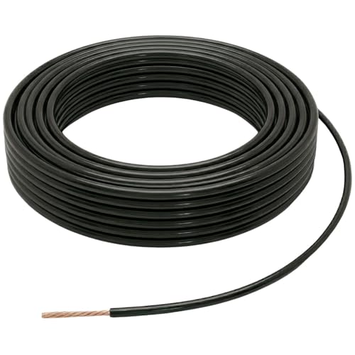 Câble automobile 0,75mm² Lumonic noir anti-feu et résistant aux huiles pour réparation de faisceau