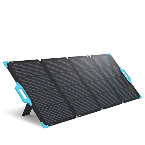 Renogy E.FLEX 220 Watt Waterproof Foldable Portable Solar Panel with Kickstand & Carry Handles for Road Trip, Camping, RV, and Fishing