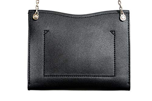 Proenza Schouler Bolsa de ombro feminina preta de camurça de couro clutch