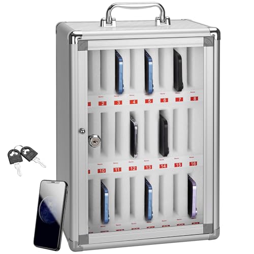 Coffret en alliage d'aluminium pour téléphone portable de bureau