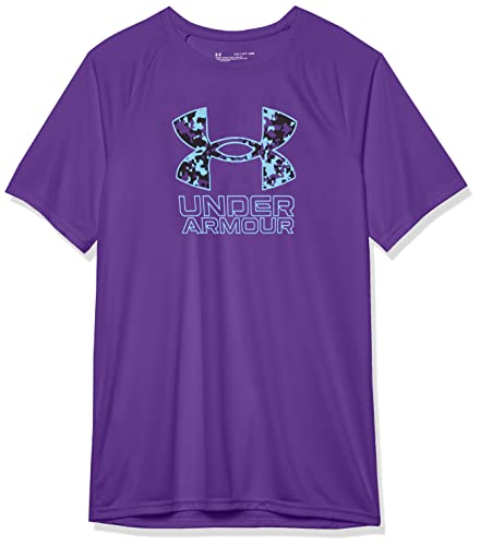 Image of Under Armour Boys' Tech Hybrid Printed Fill Short-Sleeve T-Shirt