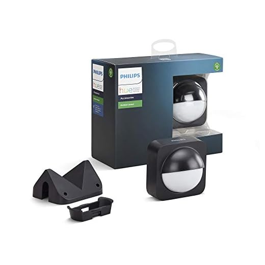 Philips Hue Sensor de Movimiento para Exterior, Compatible con Alexa y Google Home