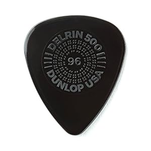 Jim Dunlop 450P0.96 Prime Grip Delrin 500 Picks, Set of 12 Pieces