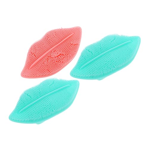 Gogogmee Piece Face Wash Brush Set Facial Cleansing Brush Silicone Exfoliator for Deep Cleaning Lip Scrubber for Women Random