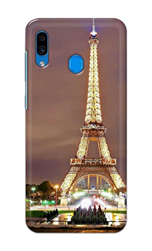 Image of PRINTFIDAA Lovers Famous Place Eiffel Tower in Paris Printed Designer Hard Case for Samsung Galaxy A20 / Samsung A30 / Samsung M10S Back Cover -(e) RPM1009