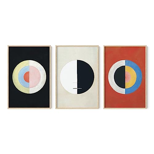 HAUS AND HUES Vintage Art Prints - Set of 3 Hilma...
