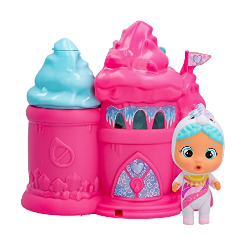 Cry Babies Magic Tears ICY World - Elodie's Crystal Castle Playset | 8+ Accessories and Exclusive Elodie Doll