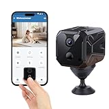 JZDCB Mini Kamera Überwachungskamera innen, WLAN Kamera für Zuhause, Mini Überwachungskamera mit Akku, Kamera Überwachung Innen als Haustier Kamera & Security Camera