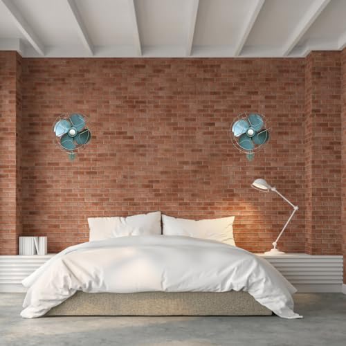Fixation fiable pour ventilateur camping et industriel jojofuny support mural en fer vert - 7