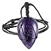 mookaitedecor poliert Teardrop Energie Stein Anhänger Halskette für Frauen Männer, Heilung Kristall handgewebte Seil geflochtene Halskette für Chakra Reiki Amethyst
