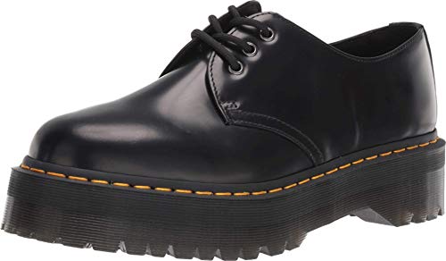 Image of Dr. Martens Womens 1461 Quad Smooth Leather Platform Shoes
