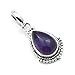 Produktbild Kettenanhänger Amulett Silber 925 Sterlingsilber Amethyst lila Stein (Nr: MAH 114-01)