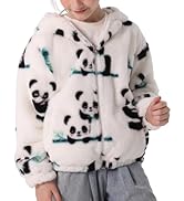 SEAUR Kuscheljacke Mädchen Flauschig Teddy-Fleece Hoodie Jacke Kinder Kuschelig Plüsch Supersoft ...