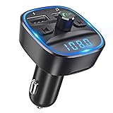 ✔️Intelligente Dual-USB-Anschlüsse & Sichere Aufladung - Kommt mit 2 USB-Ports (5V-2,4A und 5V-1A) können Sie zwei Geräte gleichzeitig aufladen. 5V/2.4A (mit Blitz Symbol) für die Auflade und 5V/1A (mit Musik Symbol) für die Erkennung von USB Stick oder die Auflade. Eingebauter Überstromschutz, Überspannungsschutz, intelligente Temperaturregelung, Kurzschlussschutz, wird es effektiv sicheres Laden garantieren.