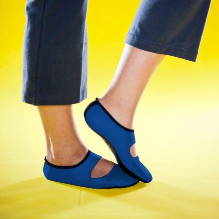 Image of Nufoot Women's Mary Janes Best Foldable & Flexible Flats, Travel & Exercise, Dance, Yoga Socks, Indoor Shoes, Slippers