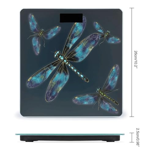 Báscula digital Dragonfly con LCD para peso corporal 400lb miniatura 2