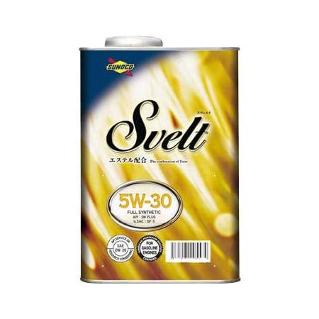 Amazon Sunoco エンジンオイル Svelt 5w 30 Snplus 1l 車用エンジンオイル 車 バイク