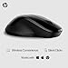 HP 250 Dual Mouse - for Computer or Laptop - Multi-OS & Device Compatibility, Dual-Mode 2.4 GHZ or Bluetooth Connectivity - Multi-Surface Technology - 1-Year Battery Life - Ambidextrous,Black