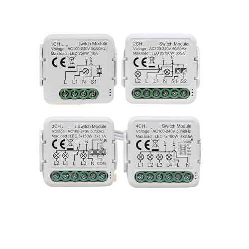 Módulo interruptor de 3 vías para solucionar cajas eléctricas llenas 3