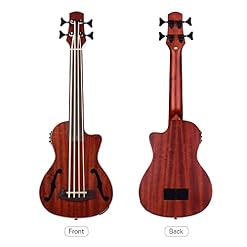 Ukulélé Basse Acoustique Électrique en Bois De 30 Pouces UKulélé - Les Beatles, Paul McCartney, John Lennon, RIngo Starr, George Harrison Ukulélé Basse Acoustique Électrique en Bois De 30 Pouces UKulélé – Image 4