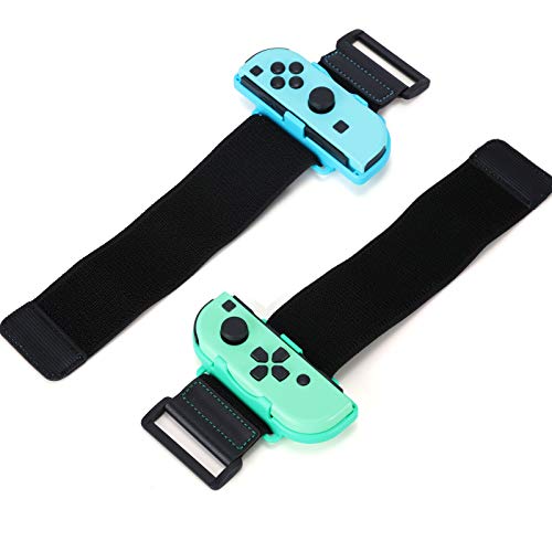 Wrist Band For Just Dance 2022 2021 2020 2019 Switch Dance Band Strap For Nintendo Switch & Switch Oled Joy Con Animal Crossing Theme, Adjustable Hook Loop Elastic Strap #TOP2