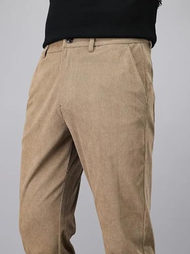 Image of Lymio Trouser for Men || Rib Pattan Style Trouser || Solid Style Pant || Casual Pant for Men (TR-27-30)