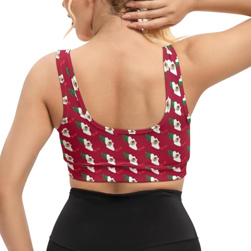 Image of Yoga top Women's Cheerleading Uniform Gym Outfit Running Crop Tops Yoga Shirts Casual Tank Top